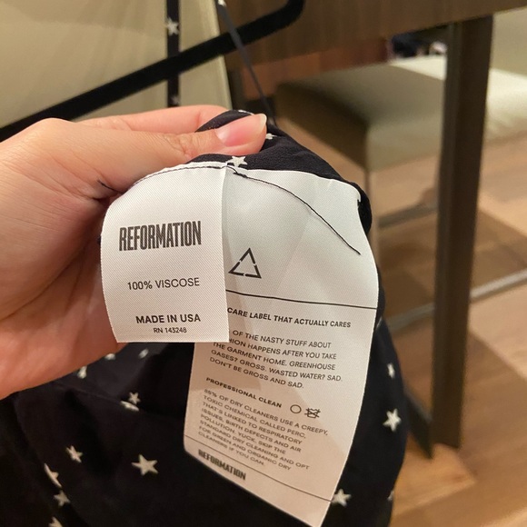 Reformation Lisa Mini Dress with Stars - Picture 5 of 9